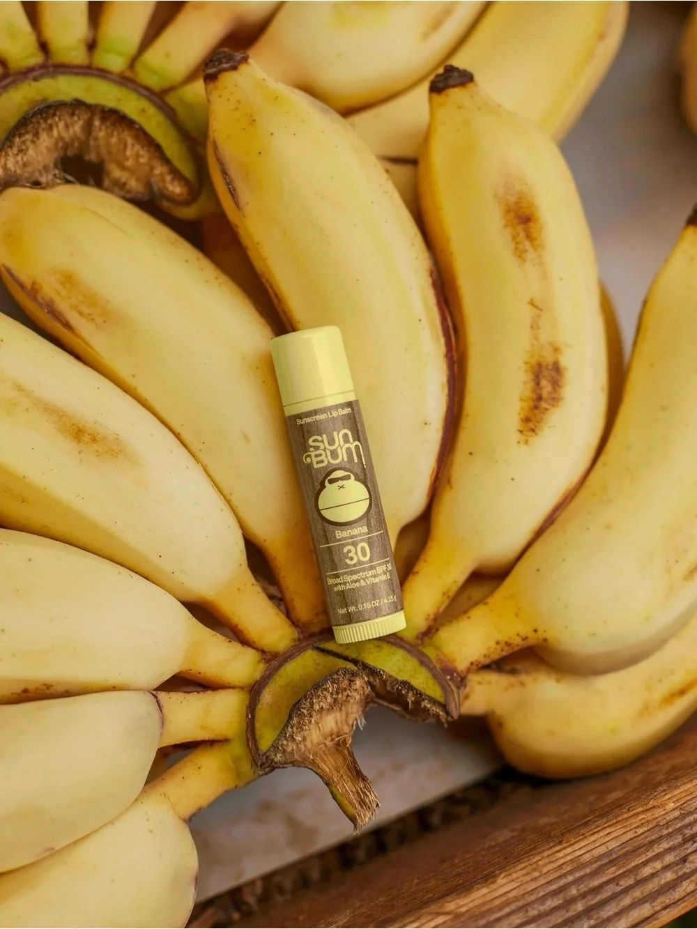 3/$12 Sun Bum Banana Sunscreen Lip Balm .15oz